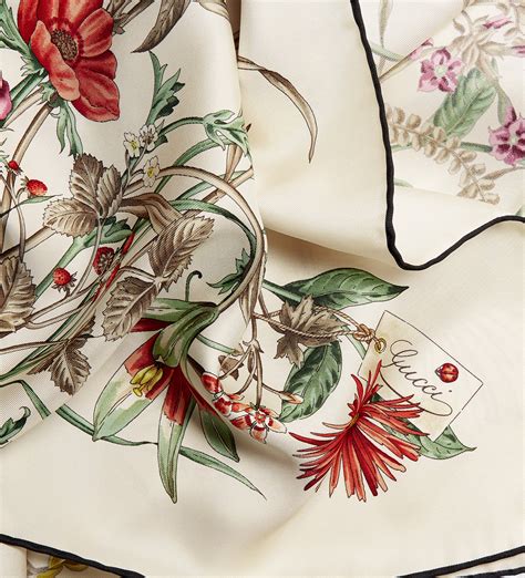 gucci flower shopping bag|foulard Gucci etiquette.